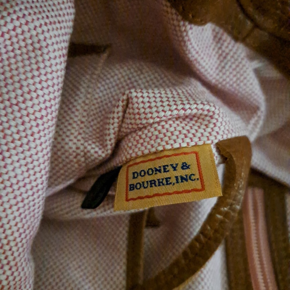 Dooney & Bourke Lucca Leather Logo Lock Hobo - Picture 4 of 15